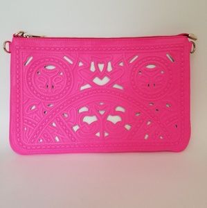 Trendabelle by Isabella Ashleigh Hot Pink Clutch